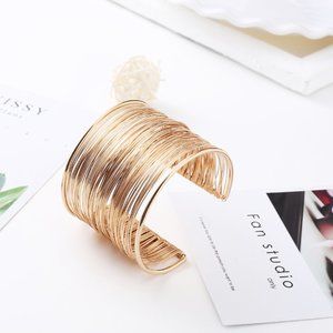 Gold Wired Cuff